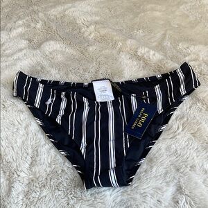 Polo Ralph Lauren Black and White Striped Swim Bottom